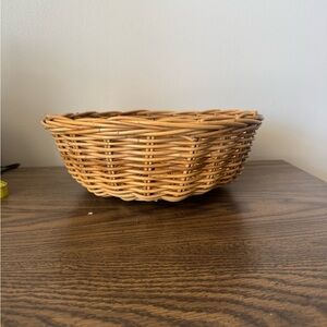Woven Tan Basket